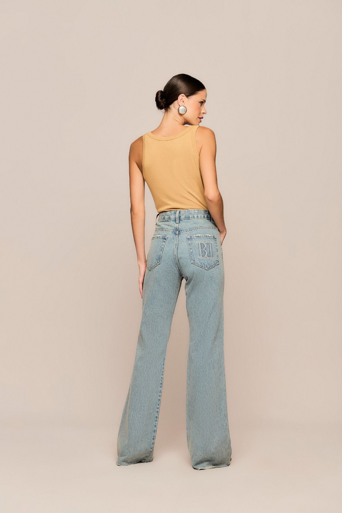 Miniatura de CALCA FELIPA JEANS CLARO