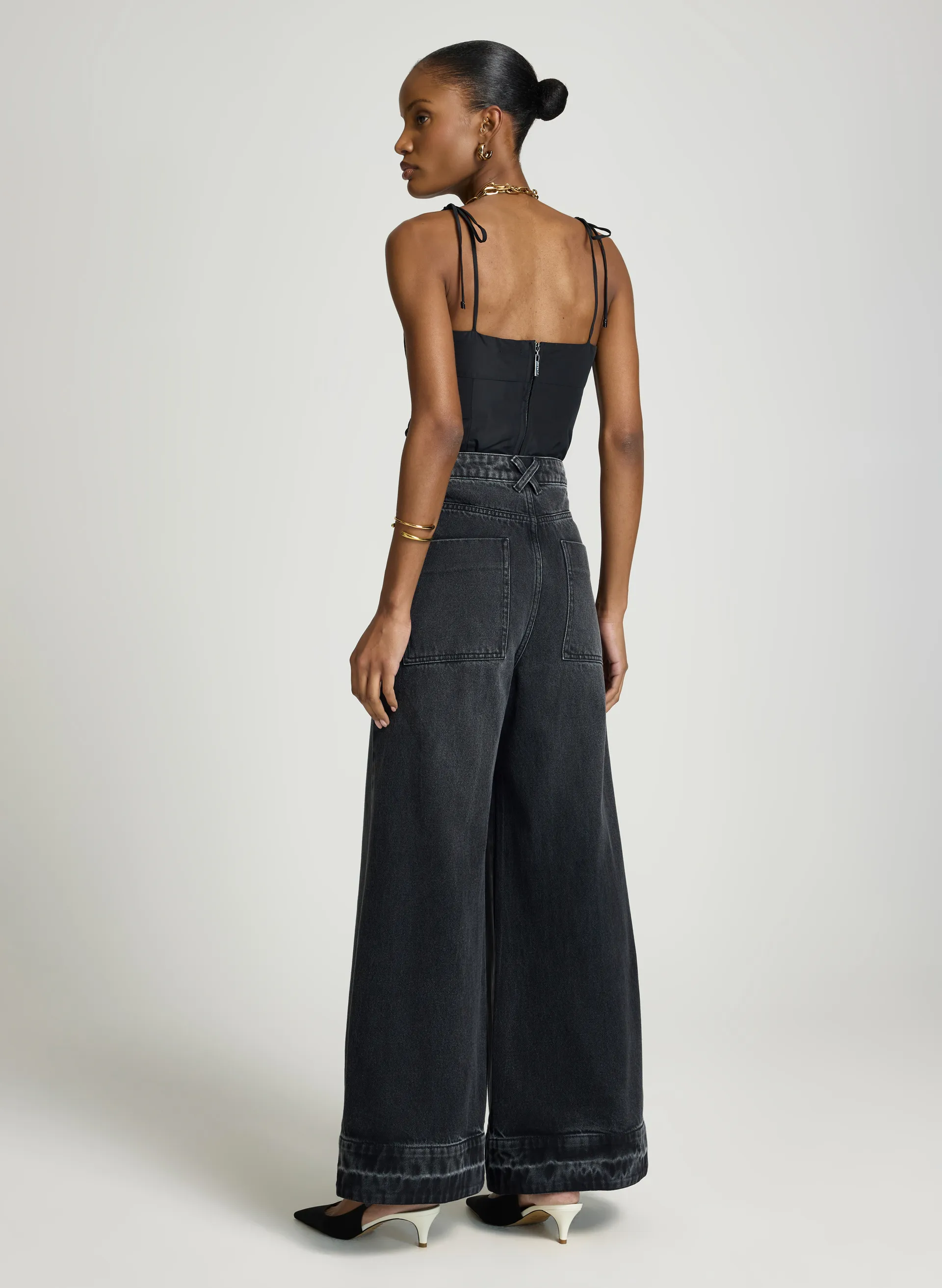 CALCA PANTA WIDE VERENA BLAC