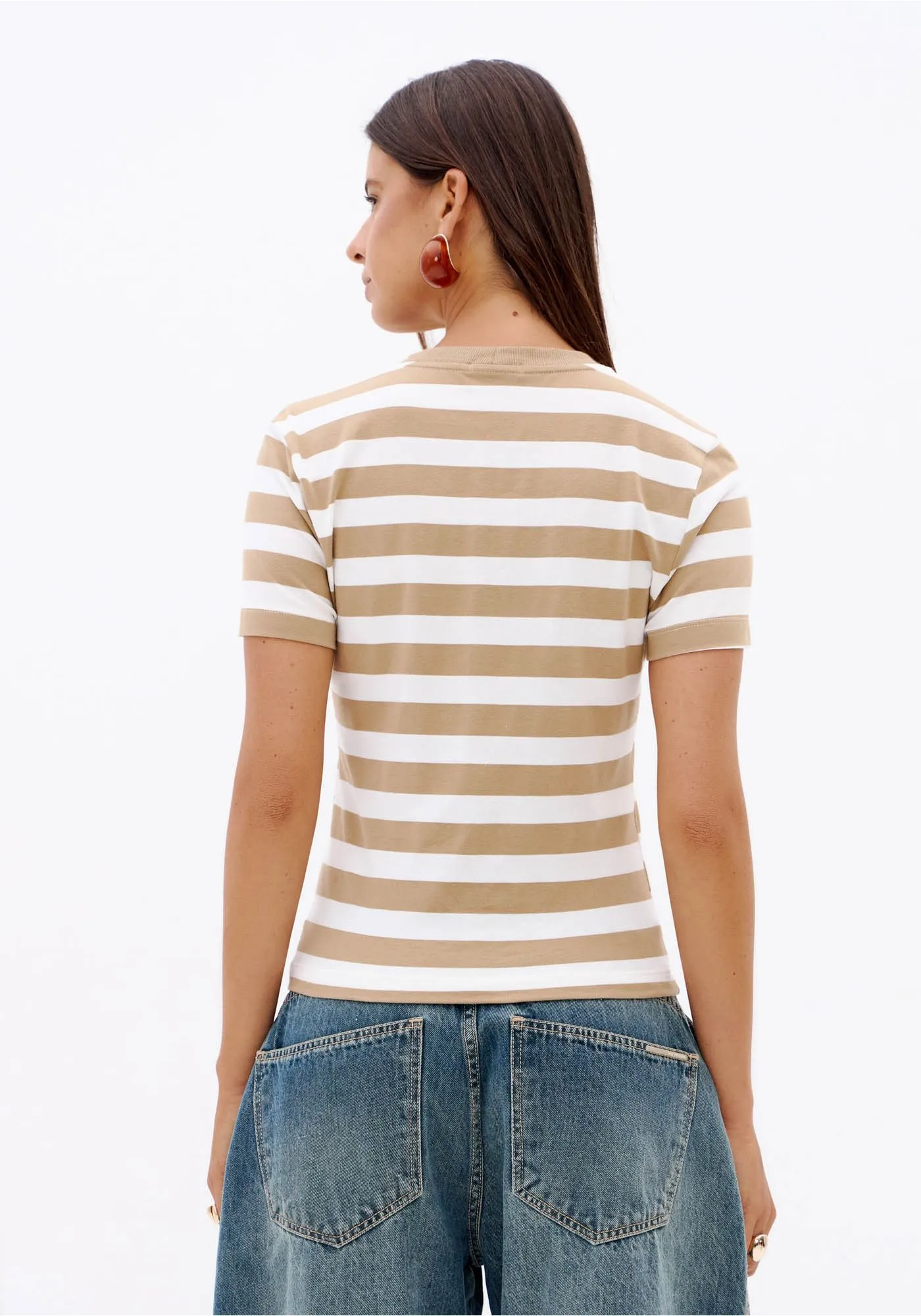 T-SHIRT BABYLOOK LISTRADA