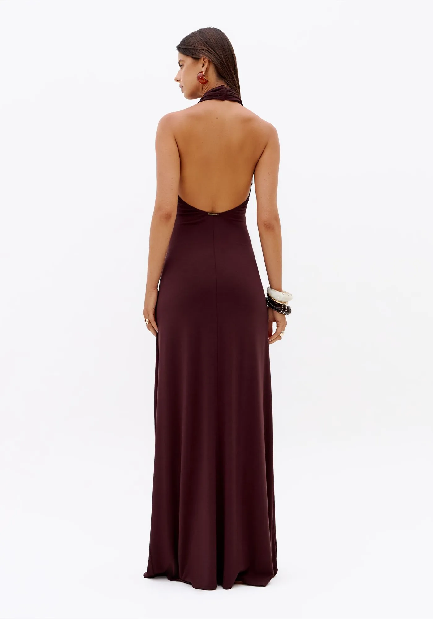 VESTIDO SUPER MIDI FRENTE UNICA