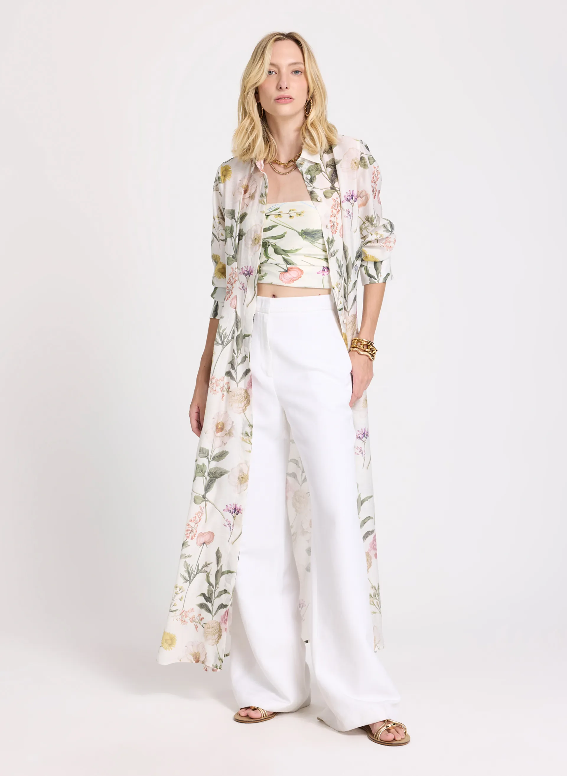 Calça Ampla Adriana Feminina