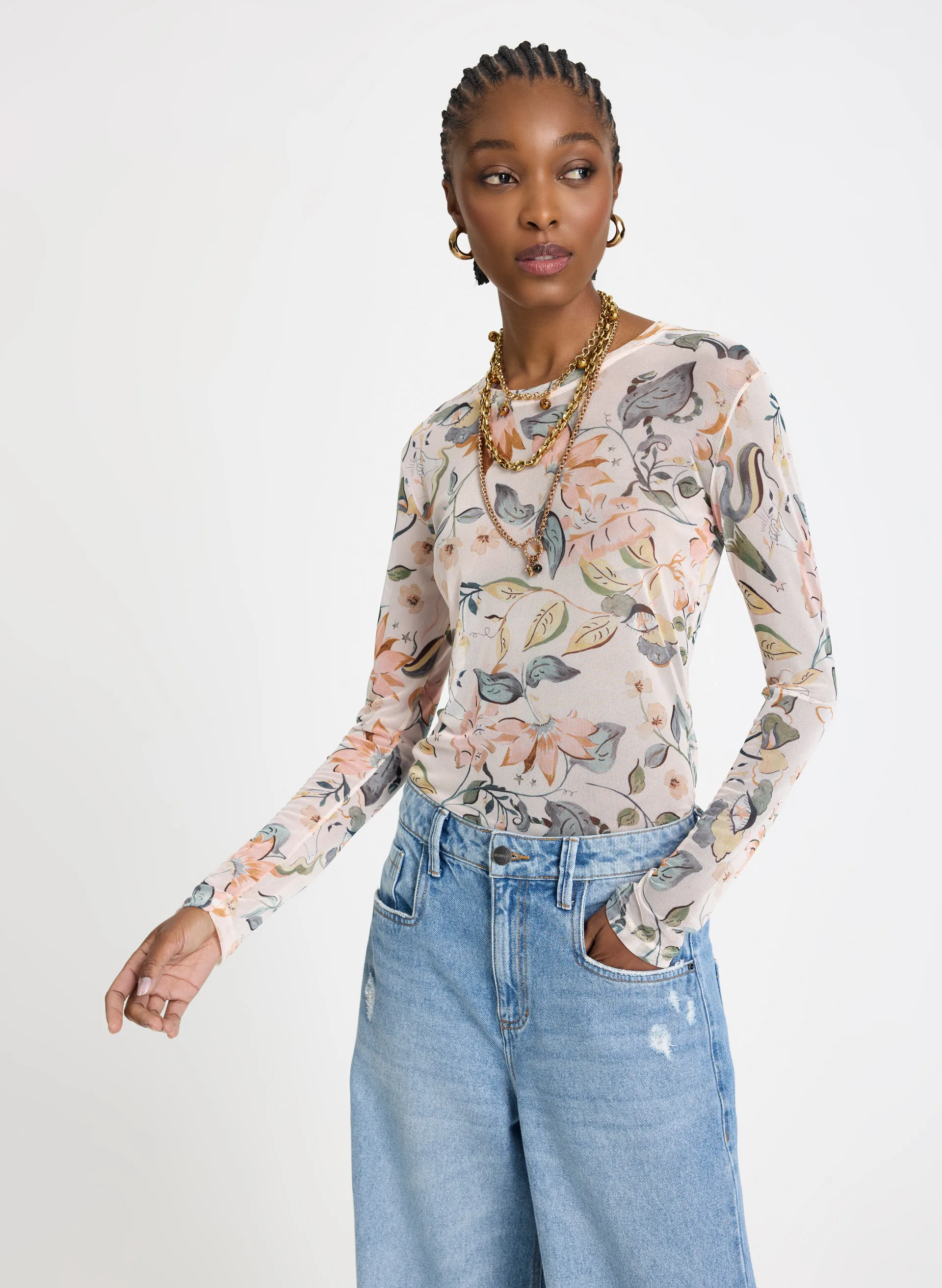 BLUSE TULE JOANA MYSTIC